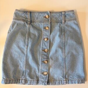 Sezane Savine Skirt - Bleach, Size 38/6 A-line